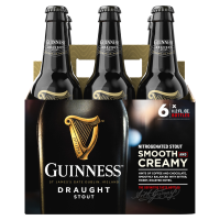 slide 11 of 29, Guinness Draught Stout Import Beer, 11.2 fl oz, 6 Pack Bottles, 4.2% ABV, 11.2 fl oz