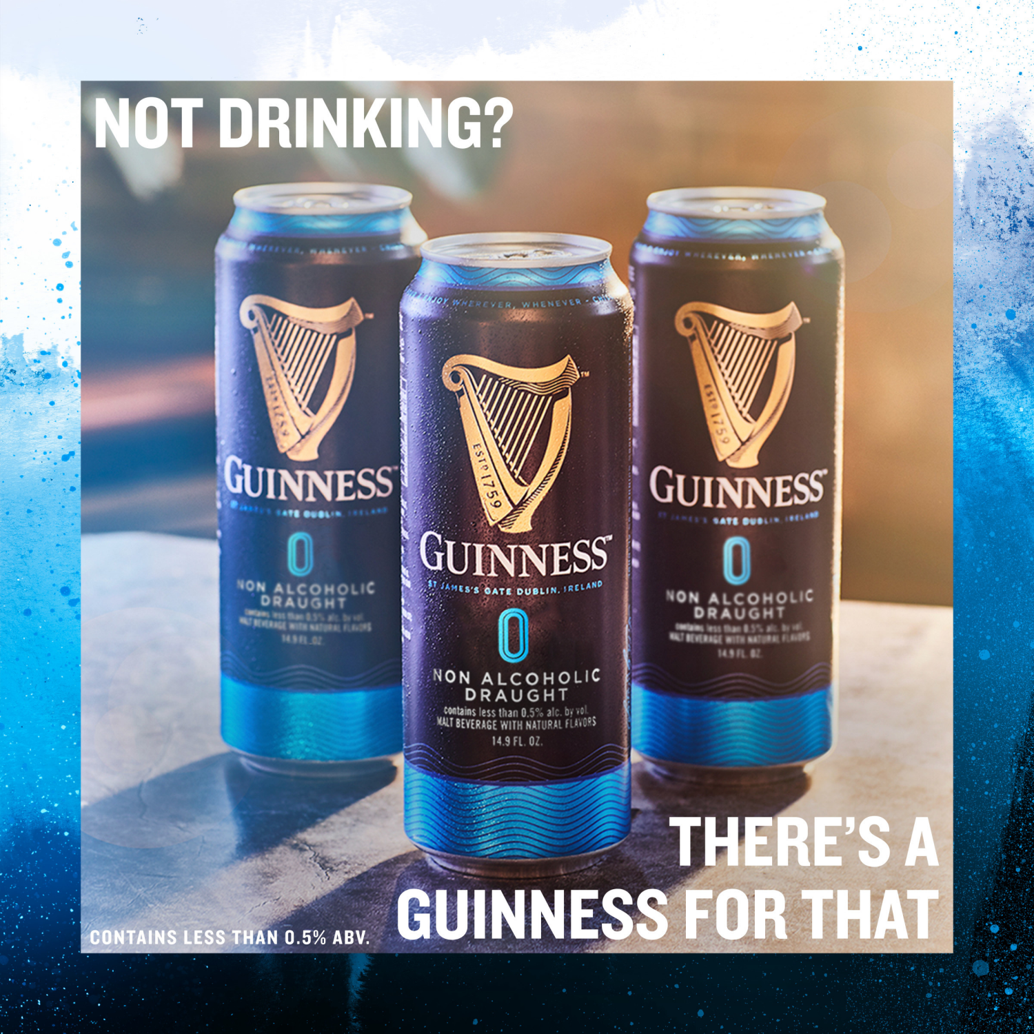 slide 2 of 8, Guinness Non Alcoholic Draught Beer 4 - 14.9 fl oz Cans, 4 ct; 14.9 oz