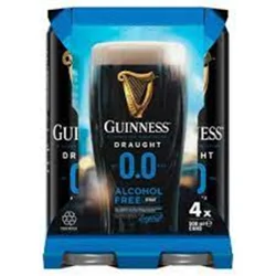 Guinness Non Alcoholic Draught Beer 4 - 14.9 fl oz Cans