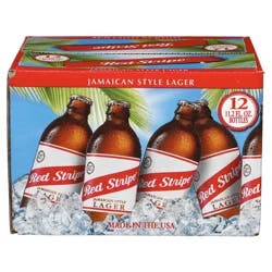 Red Stripe 12 Pack Jamaican Lager Beer 12 - 11.2 fl oz Bottles