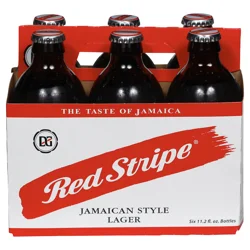 Red Stripe 6 Pack Jamaican Beer 6 - 11.2 fl oz Bottles