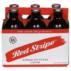 Red Stripe 6 Pack Jamaican Beer 6 - 11.2 fl oz Bottles