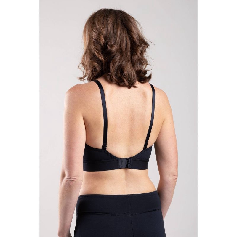 Simple Wishes Women's All-in-One SuperMom Nursing and Pumping Bralette -  Black L 1 ct