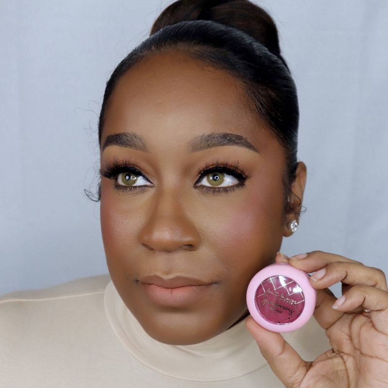 slide 7 of 8, Beauty Bakerie Bite Size Snackaroons Blush - Heart Beets - 0.09oz, 0.09 oz