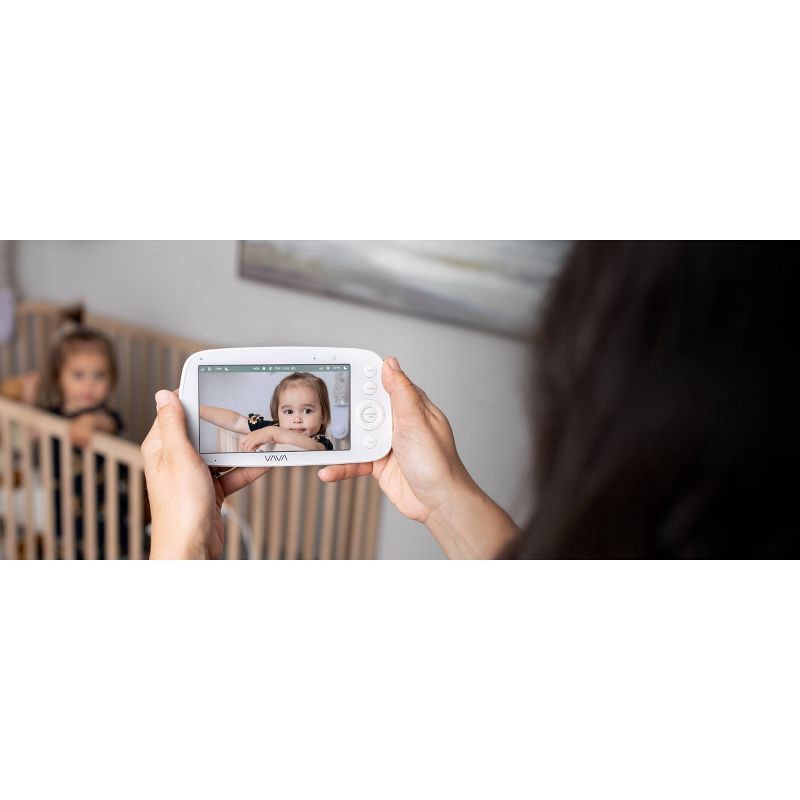 slide 7 of 9, VAVA Baby Monitor - Video with 720P 5" HD Display, 1 ct