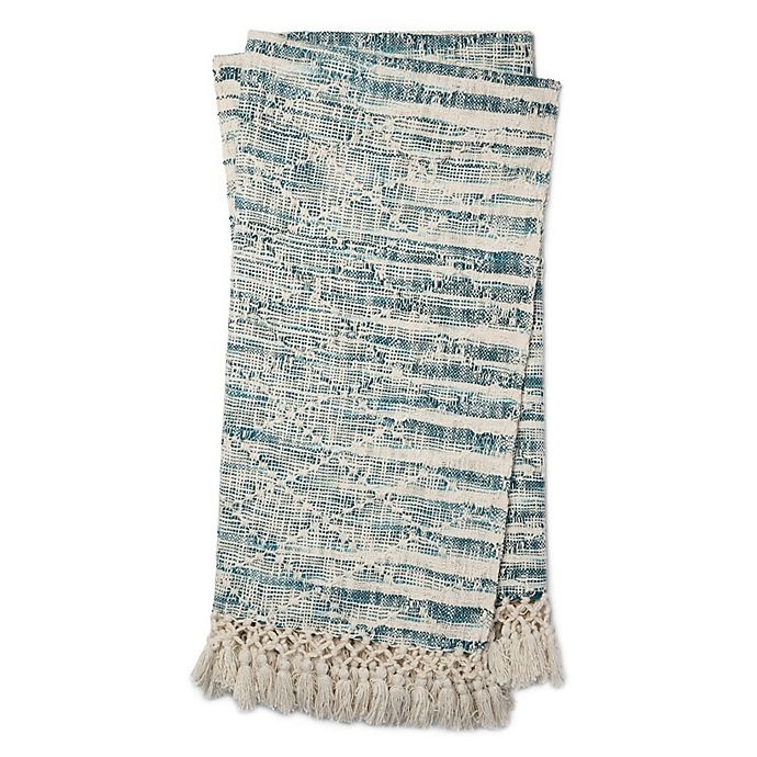 slide 1 of 1, Magnolia Home by Joanna Gaines Else Throw Blanket - Blue, 1 ct