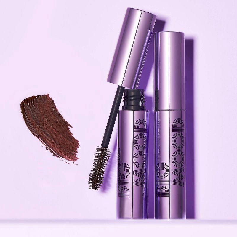 slide 6 of 7, e.l.f. Big Mood Mega Volume & Lifting Mascara - Deep Brown - 0.36oz, 0.36 oz