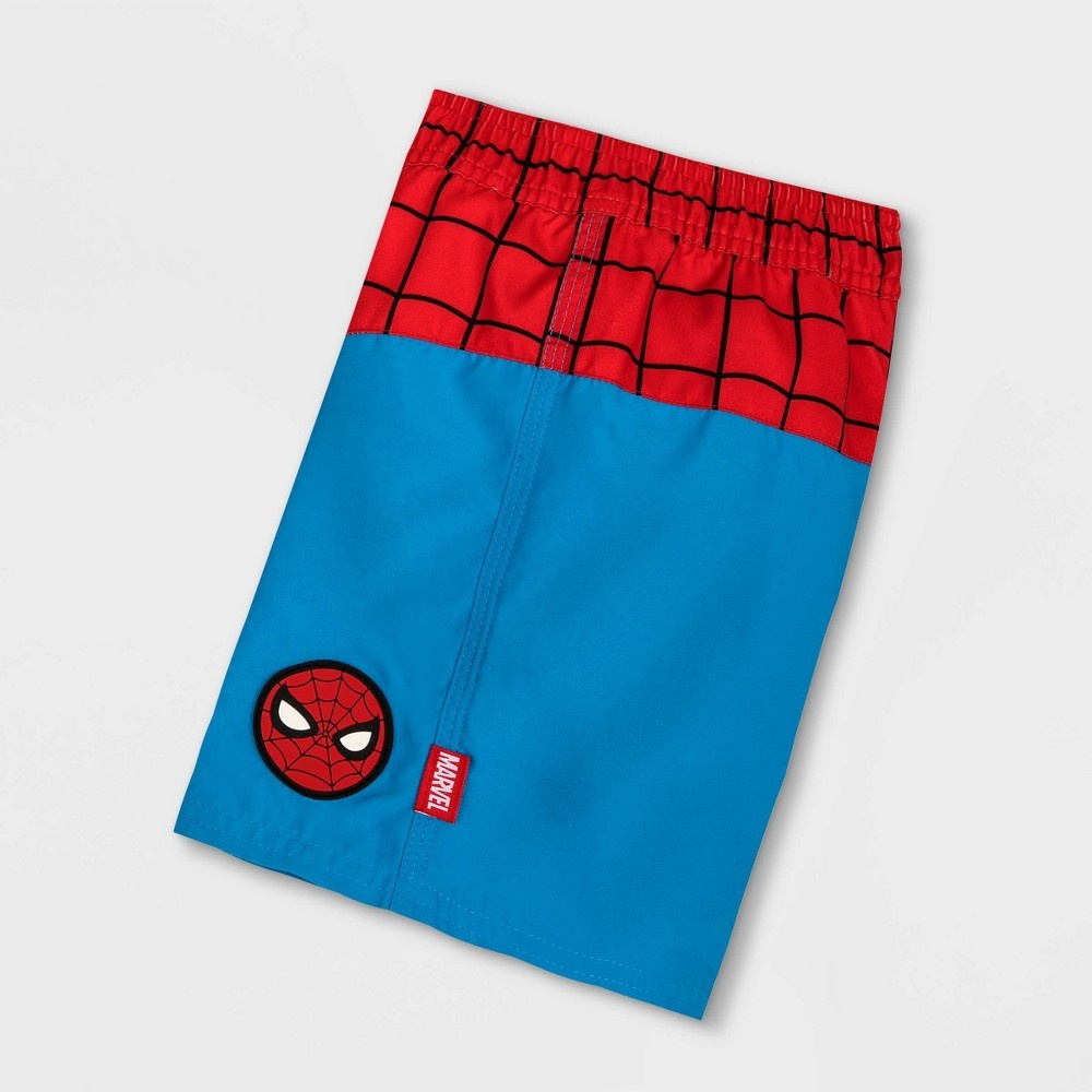 Boys' Marvel Spider-Man Swim Trunks 8 - Disney Store 1 ct