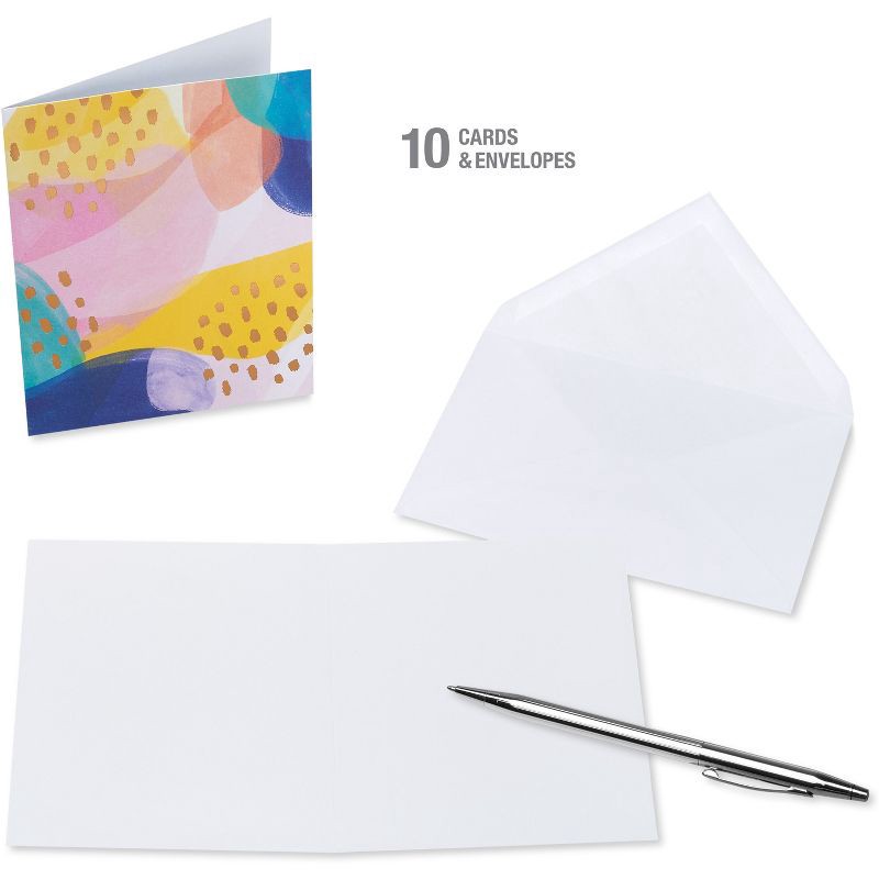 slide 3 of 4, Carlton Cards 10ct Blank All Occasion Cards Abstract, 10 ct