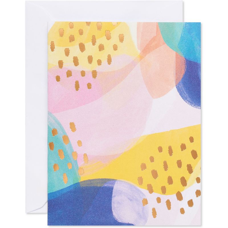 slide 1 of 4, Carlton Cards 10ct Blank All Occasion Cards Abstract, 10 ct