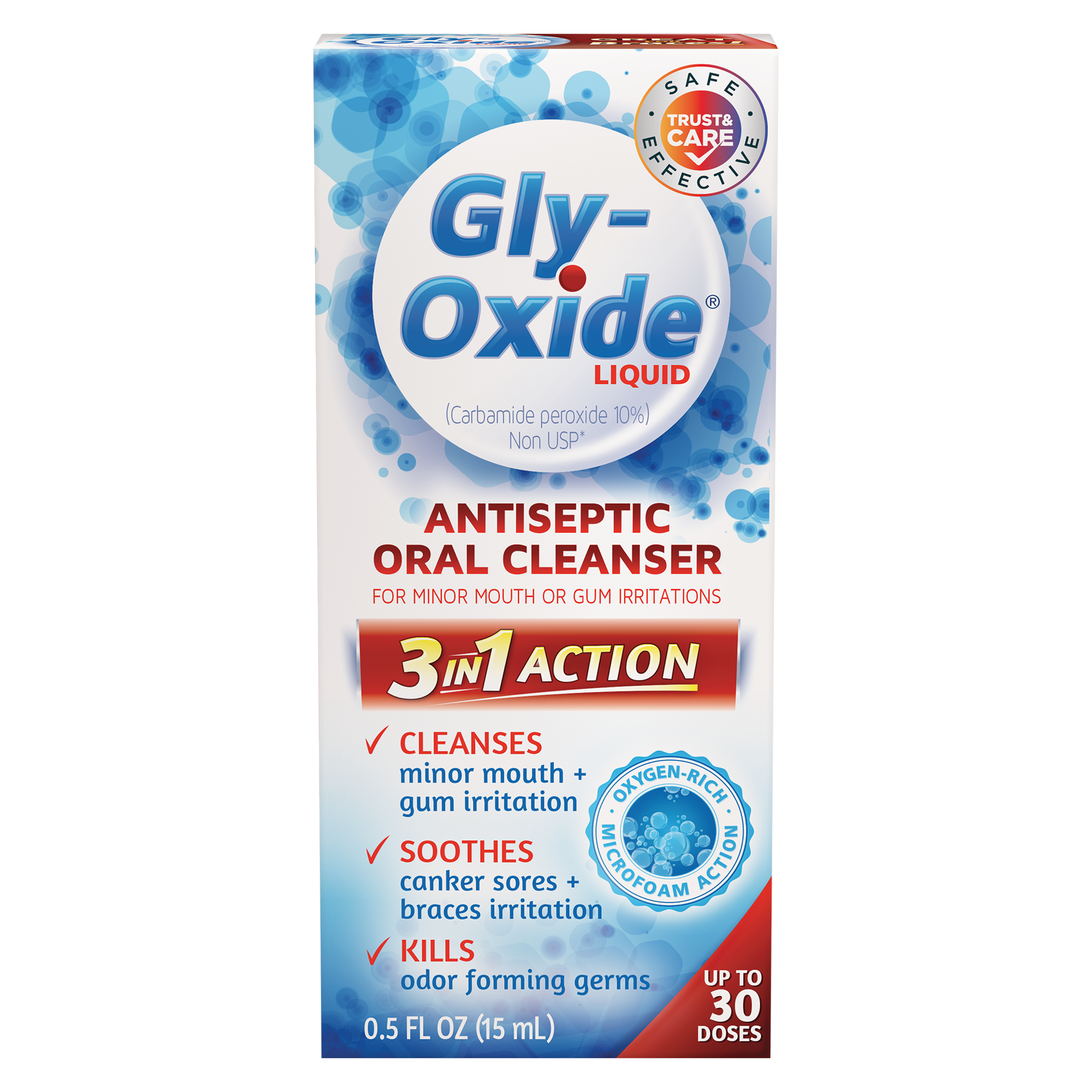 slide 1 of 5, Gly-Oxide Liquid Antiseptic Oral Cleanser, 0.5 FL OZ, 0.50 fl oz