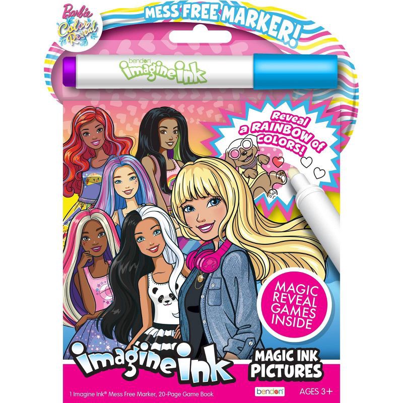 slide 1 of 1, Barbie Imagine Ink Book, 1 ct