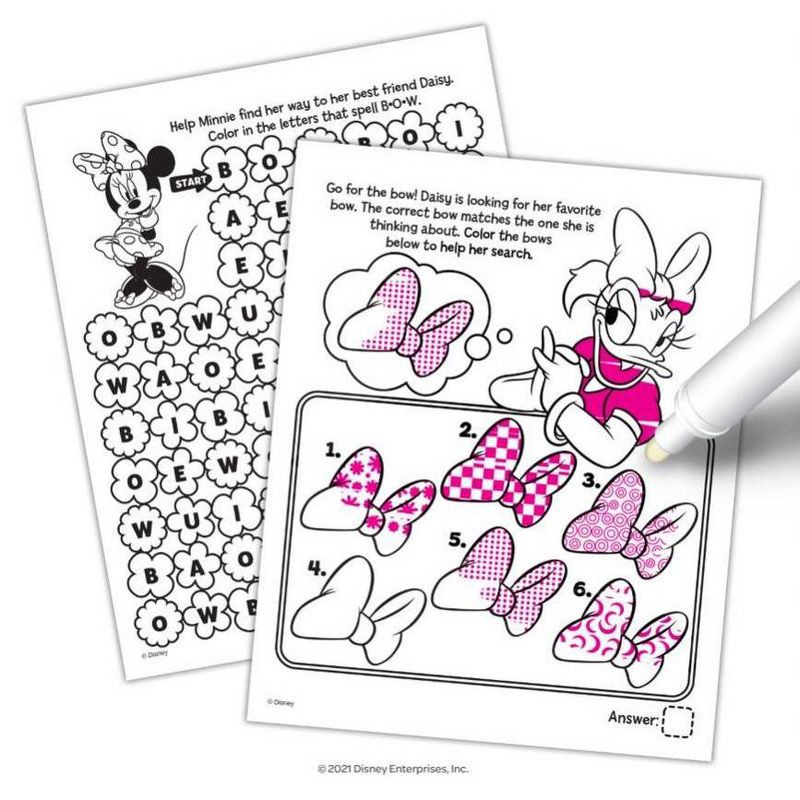 slide 3 of 3, Bendon Minnie Mouse Imagine Ink Mess Free Game Book, 1 ct