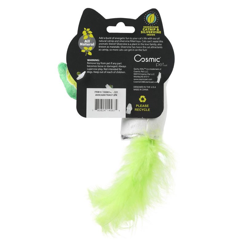 slide 2 of 5, Quirky Kitty hard Seltzpurr Cat Toy - 2pk, 2 ct