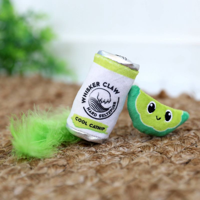 slide 3 of 5, Quirky Kitty hard Seltzpurr Cat Toy - 2pk, 2 ct