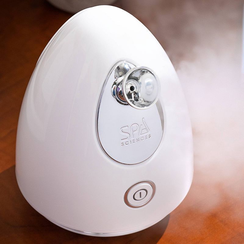 slide 9 of 10, Spa Sciences CIRRA Nano Ionic Vanity Facial Steamer with Optional Aromatherapy, 1 ct