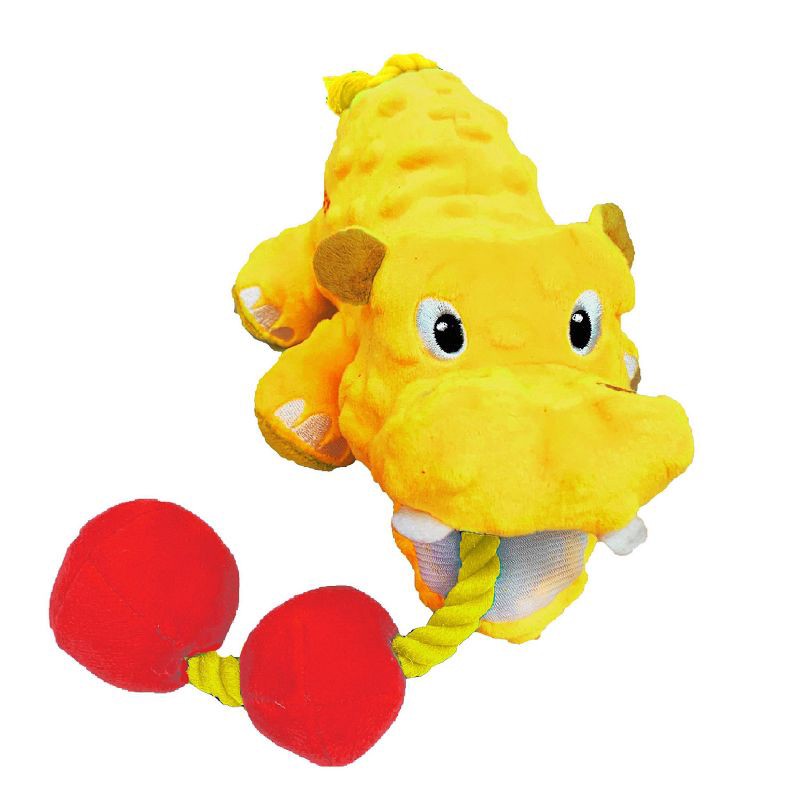 Hasbro Operation With Rope Dog Toy - Yellow/tan/red : Target