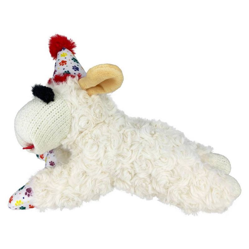 slide 2 of 5, Multipet Birthday Lamb Chop Dog Toy - M, 1 ct