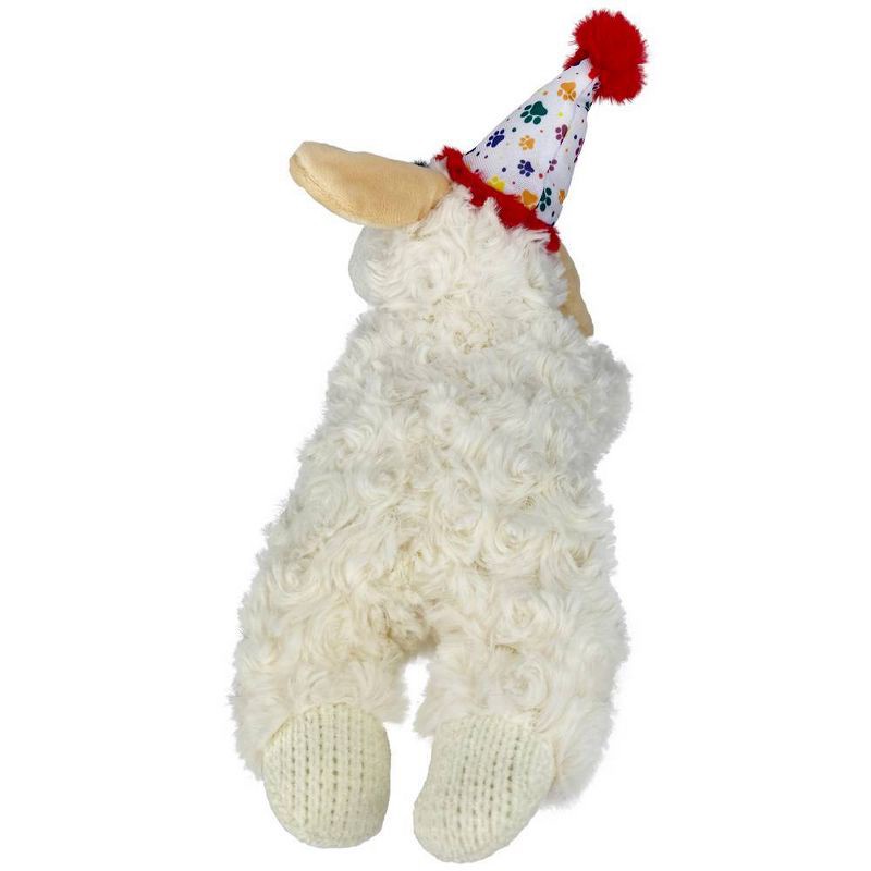 slide 4 of 5, Multipet Birthday Lamb Chop Dog Toy - M, 1 ct