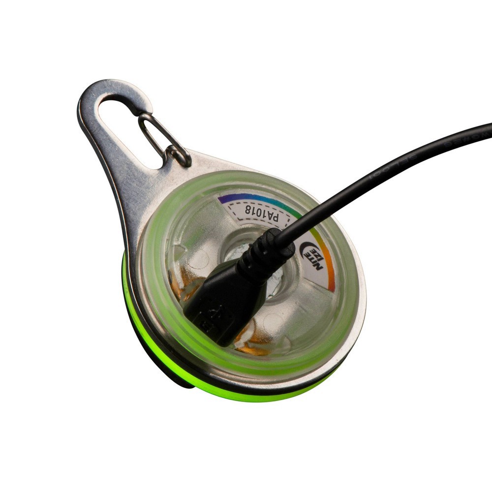 slide 12 of 12, Nite Ize SpotLit Rechargeable Disc-O Light Dog Collar - XL, 1 ct