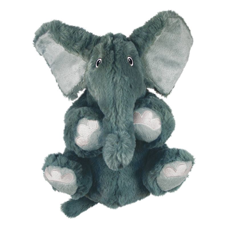 slide 1 of 3, KONG Kiddos Comfort Elephant Dog Toy - Gray - XS, 1 ct