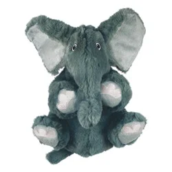 KONG Kiddos Comfort Elephant Dog Toy - Gray - XS