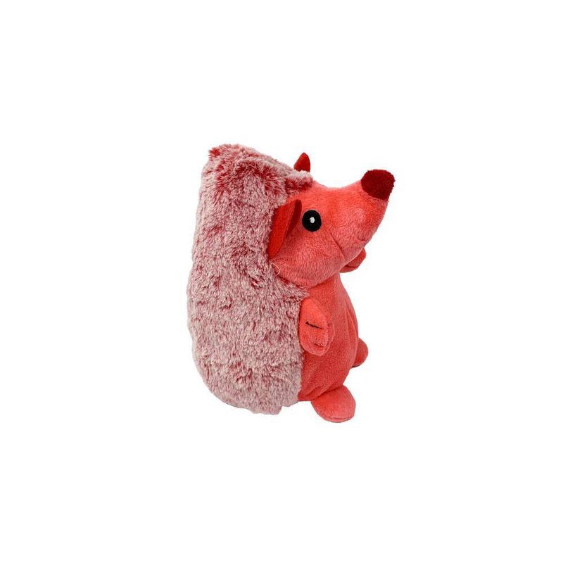slide 2 of 3, Multipet Mini Hedgehog Dog Toy - Red - 4", 1 ct
