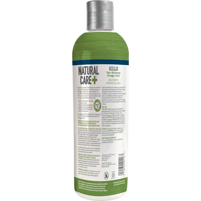 slide 2 of 2, Natural Care Flea & Tick Shampoo for Dogs - 12 fl oz, 12 fl oz