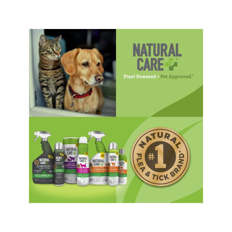 slide 5 of 6, Natural Care Flea & Tick Home Spray Bottle for Cats and Dogs - 32 fl oz, 32 fl oz