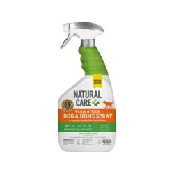 Natural Care Flea & Tick Home Spray Bottle for Cats and Dogs - 32 fl oz