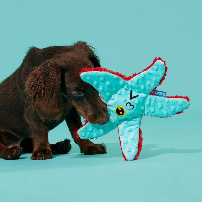slide 3 of 5, BARK Carla Starfish Dog Toy, 1 ct