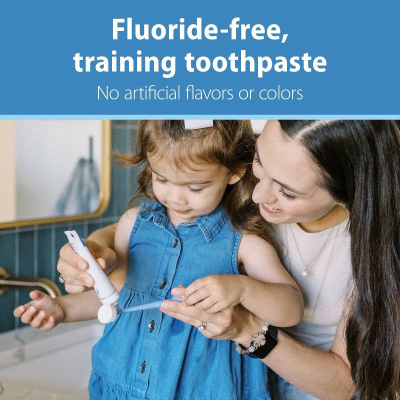 slide 9 of 12, Dr. Brown's Infant-to-Toddler Training Toothbrush & Fluoride-Free Baby Toothpaste Strawberry Flavor - 0-3 years - Giraffe, 1 ct