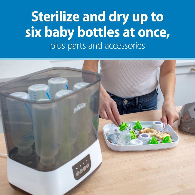 slide 3 of 21, Dr. Brown's All-in-One Sterilizer & Dryer for Baby Bottles and Newborn Essentials, 1 ct