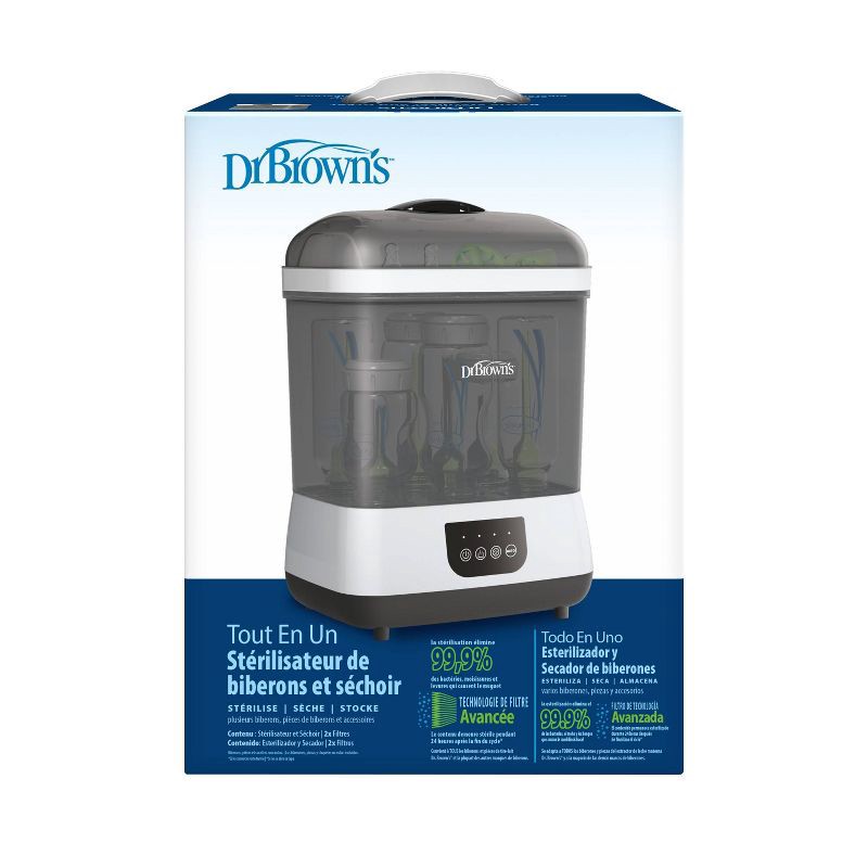 slide 20 of 21, Dr. Brown's All-in-One Sterilizer & Dryer for Baby Bottles and Newborn Essentials, 1 ct