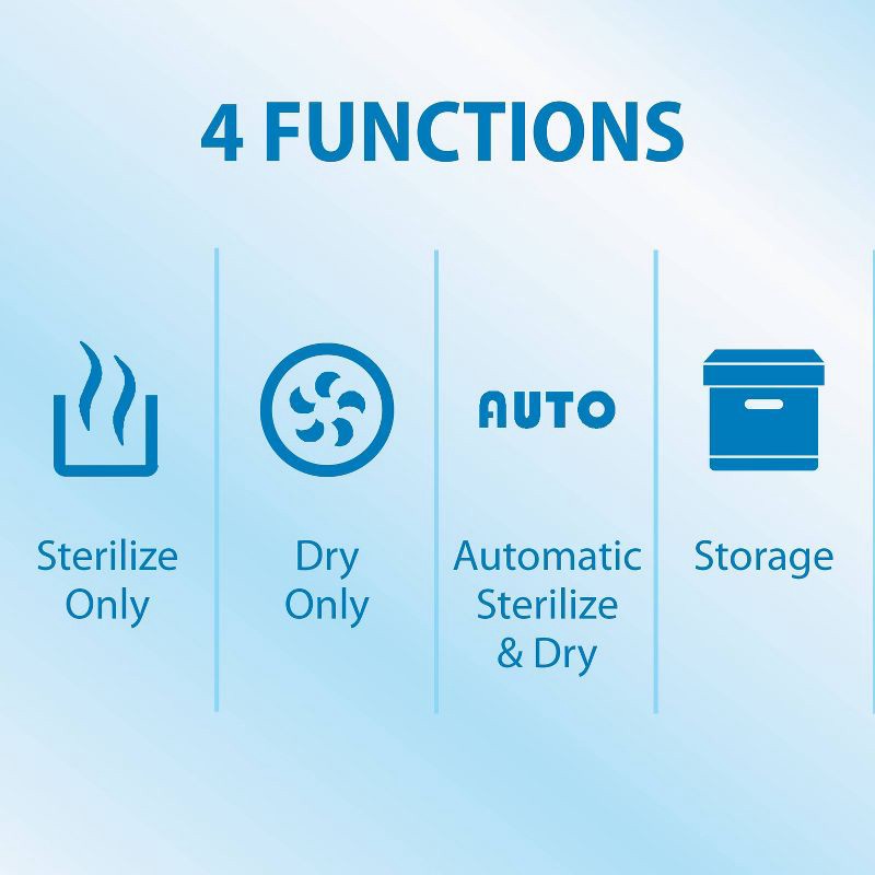 slide 4 of 21, Dr. Brown's All-in-One Sterilizer & Dryer for Baby Bottles and Newborn Essentials, 1 ct