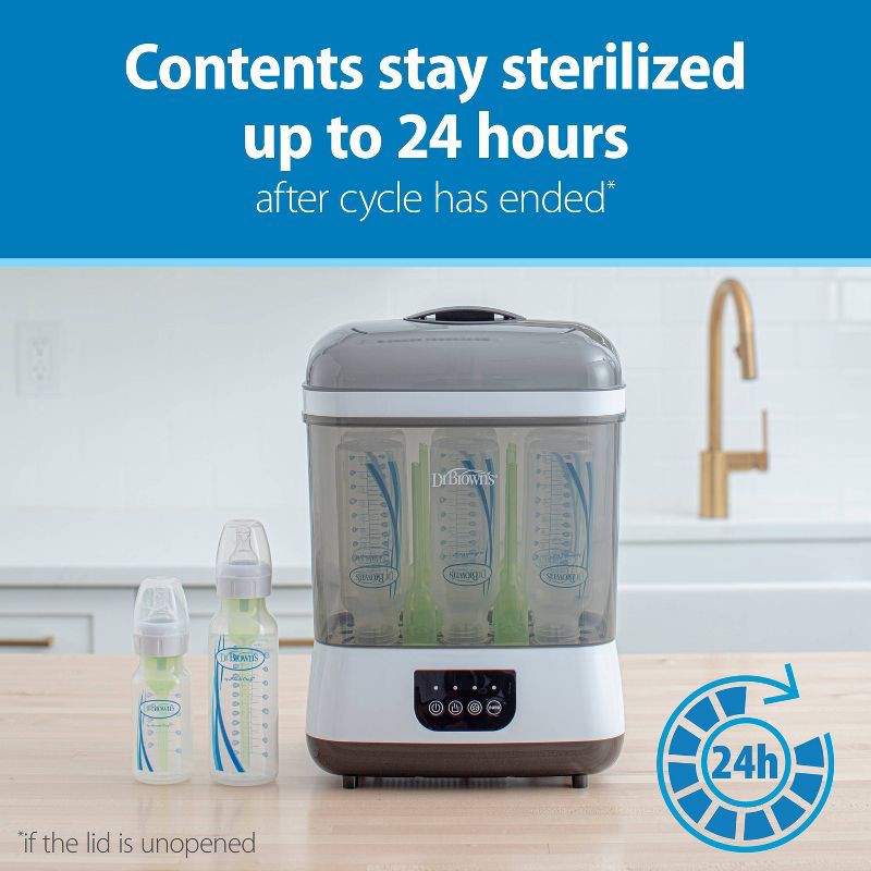 slide 5 of 21, Dr. Brown's All-in-One Sterilizer & Dryer for Baby Bottles and Newborn Essentials, 1 ct