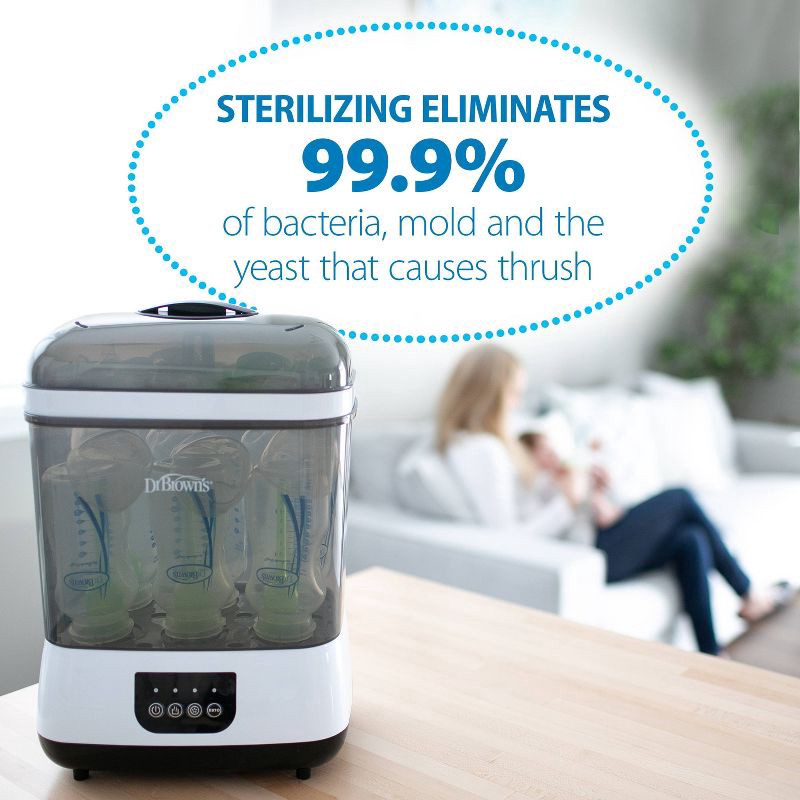 slide 8 of 21, Dr. Brown's All-in-One Sterilizer & Dryer for Baby Bottles and Newborn Essentials, 1 ct