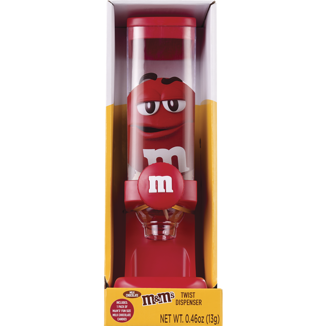 slide 1 of 1, M&M's Twist Sharing Dispenser - 0.46 oz, 0.46 oz