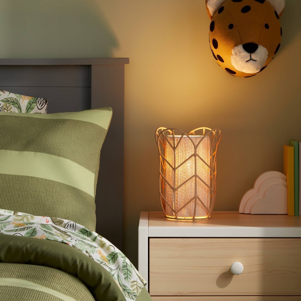 Pillowfort deals rattan nightstand