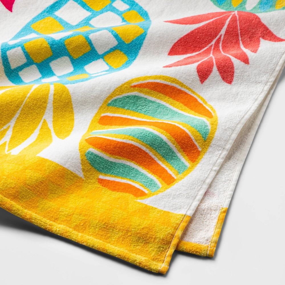 slide 3 of 3, Pineapple Beach Towel - Sun Squad, 1 ct