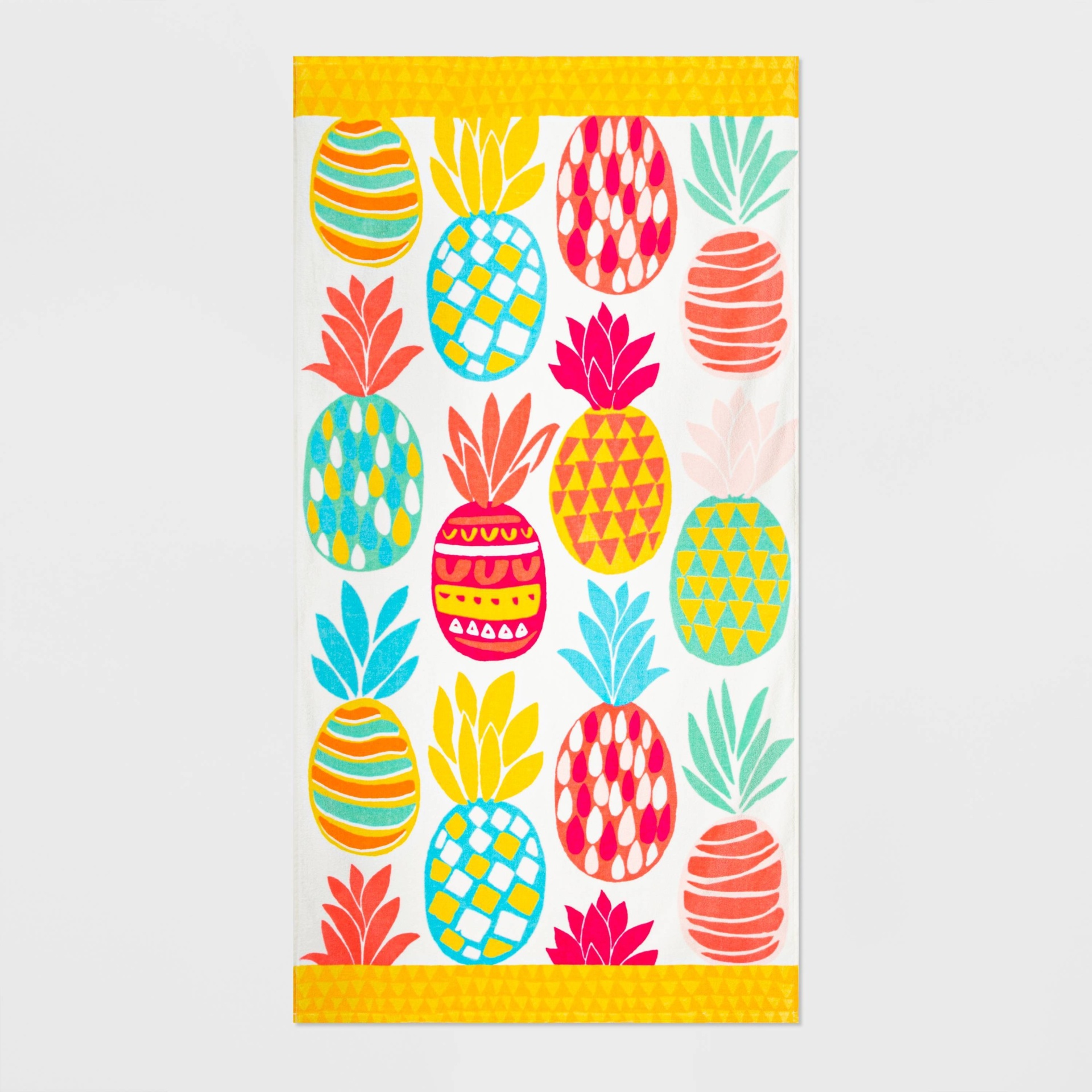 slide 1 of 3, Pineapple Beach Towel - Sun Squad, 1 ct