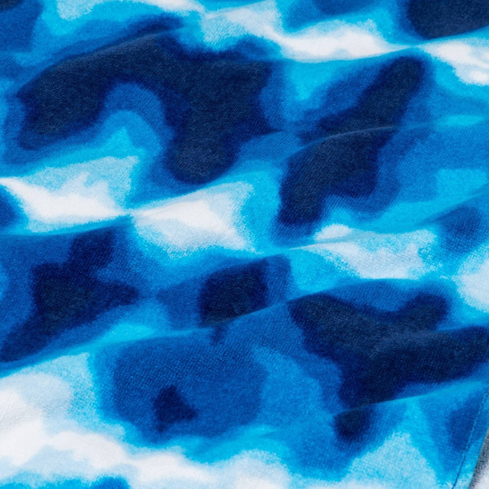 slide 2 of 3, Tie-Dye Beach Towel Navy Blue - Sun Squad, 1 ct