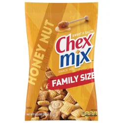 Chex Mix Honey Nut Sweet and Salty Snack Mix, Snacks, Family Size, 13.5 oz