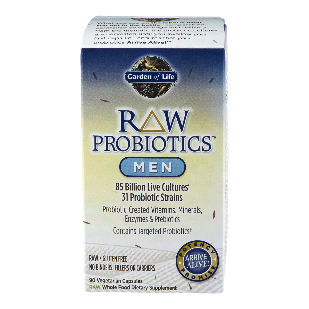 slide 1 of 13, Garden of Life Raw Probiotics Men, 90 ct