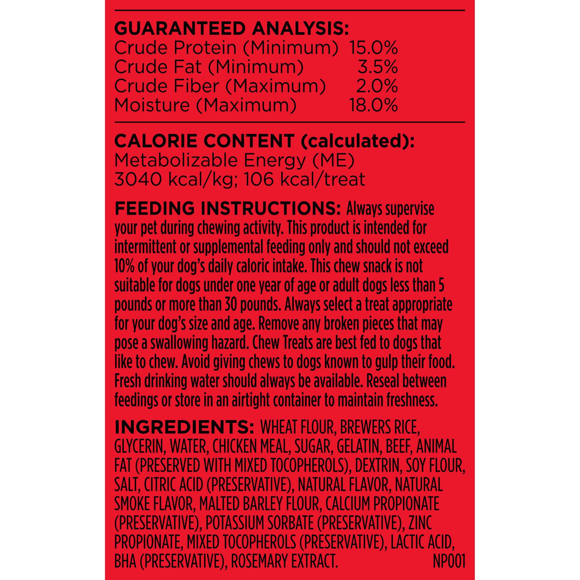 slide 8 of 9, Milk-Bone Mini Comfort Chews, Dog Chews with Unique Chewy Texture and Real Beef, 7.4 Oz. Bag of 6 Chews, 7.4 oz