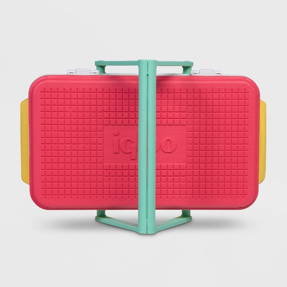 slide 9 of 11, Igloo Picnic Basket 25qt Cooler - Yellow, 25 qt