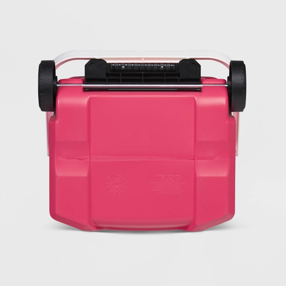 slide 12 of 14, Igloo Latitude 16qt Roller Cooler - Watermelon, 16 qt
