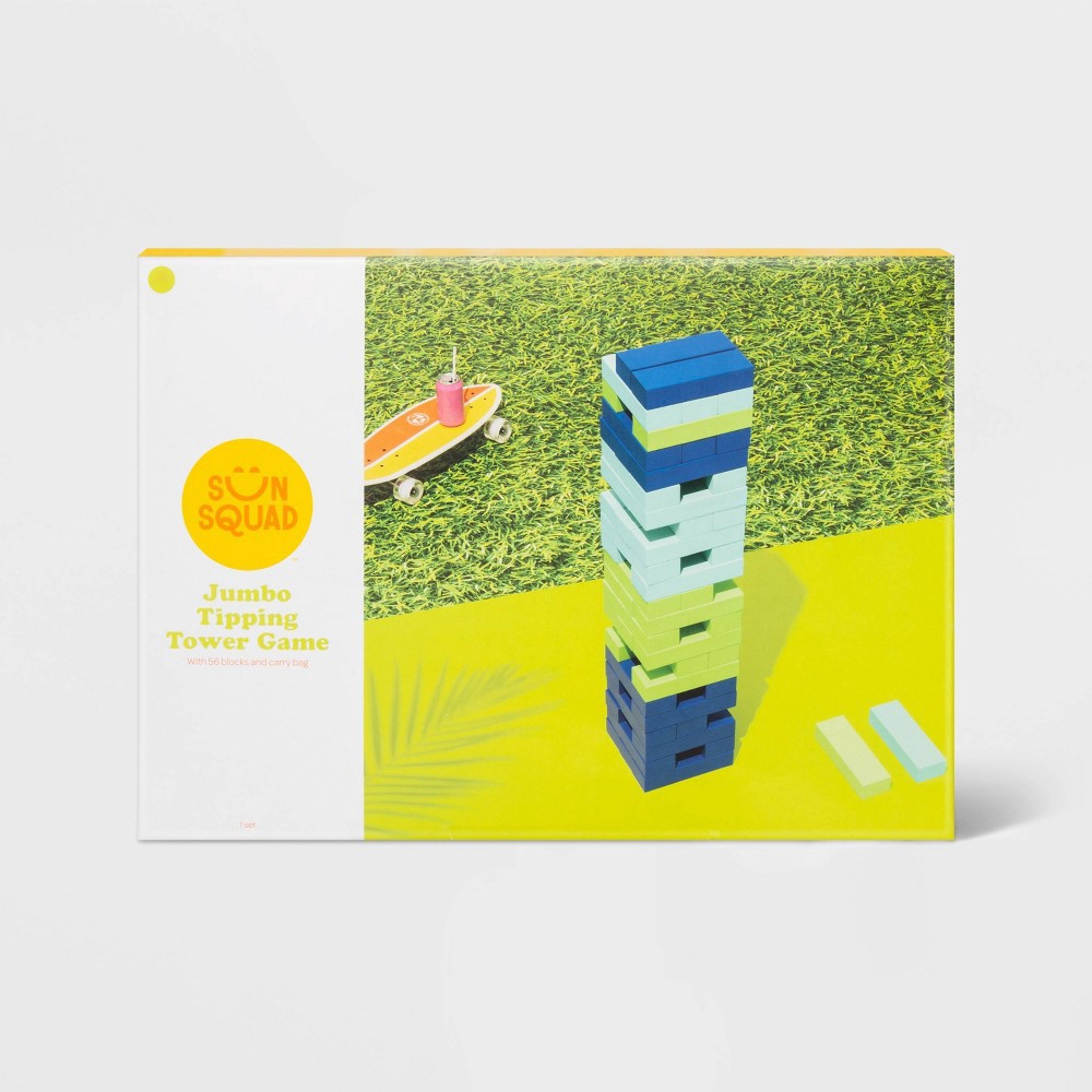 Tumbling Towers Giant Game Sun Squad 1 ct Shipt