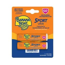 Banana Boat Ultra Sport Lip Balm - SPF 50 - 0.15oz/2ct