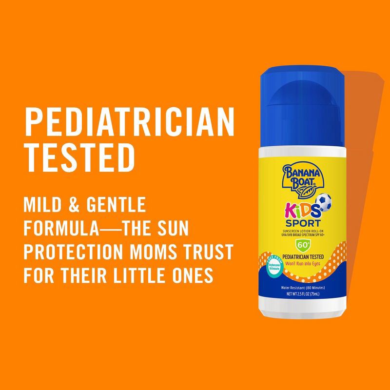 slide 3 of 7, Banana Boat Kids Sunscreen Roll On - SPF 60+ - 2.5 fl oz, 2.5 fl oz